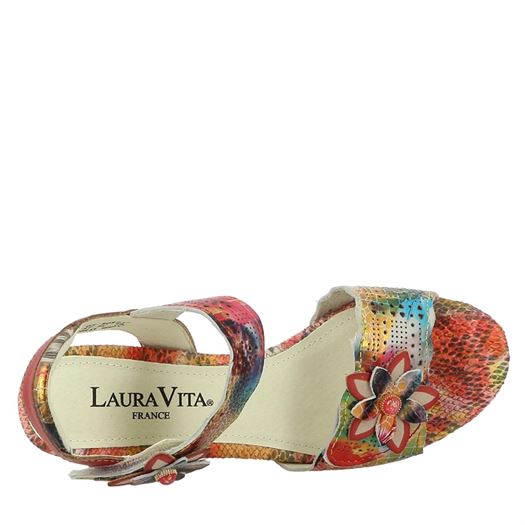 Laura vita femme hucbio 05 rouge2153601_4 sur voshoes.com