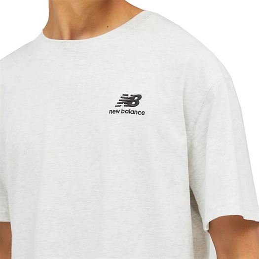 New balance femme unissentials tee gris2154201_3 sur voshoes.com