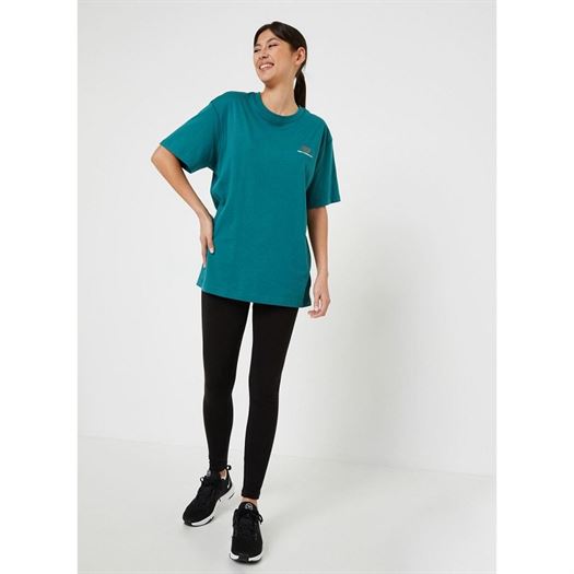 New balance femme unissentials tee vert2154204_2 sur voshoes.com