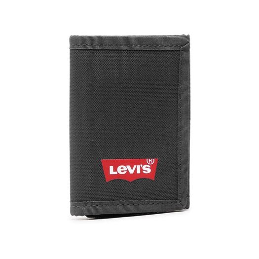 homme Levi s homme batwing trifold wallet noir