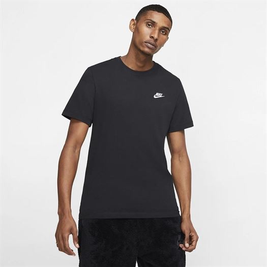 Nike homme m nsw club tee noir2170602_2 sur voshoes.com