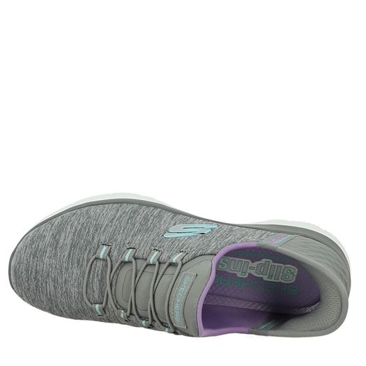 Skechers femme summits  dazzling haze gris2170701_4 sur voshoes.com