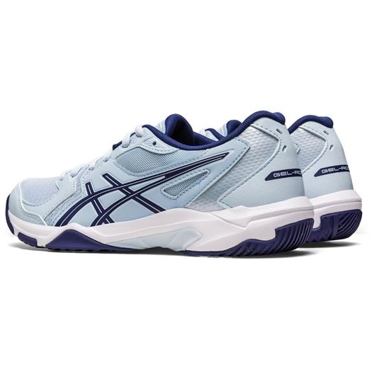 Asics femme gel rocket 10 bleu2172001_3 sur voshoes.com