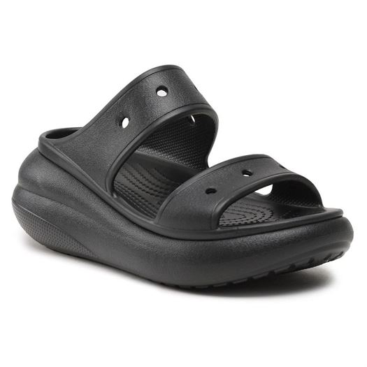 Crocs femme classic crush sandal noir2173301_3 sur voshoes.com