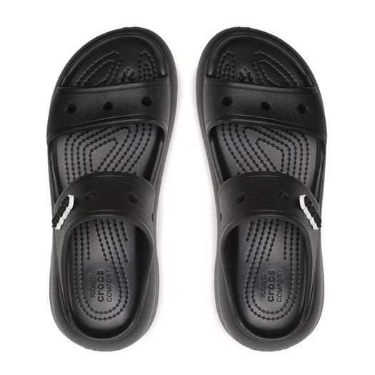 Crocs femme classic crush sandal noir2173301_4 sur voshoes.com