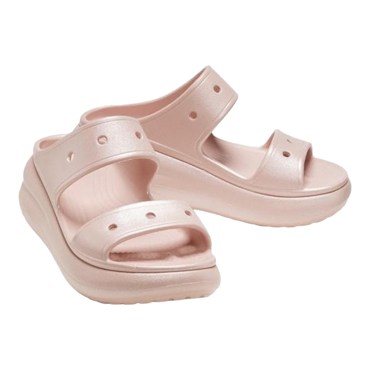 Crocs femme classic crush sandal rose2173303_3 sur voshoes.com