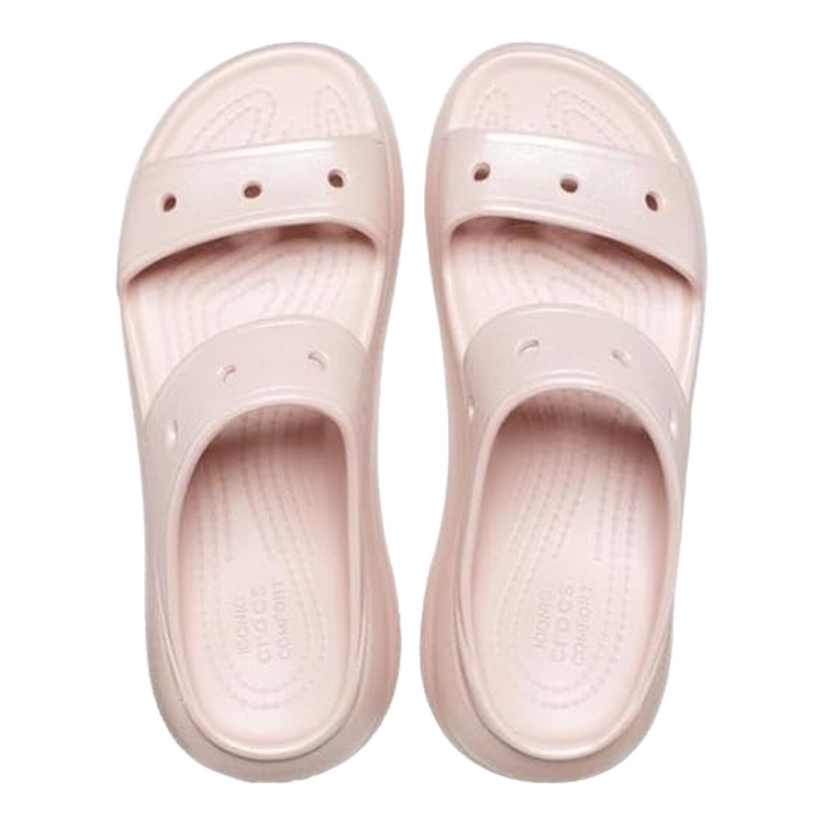 Crocs femme classic crush sandal rose2173303_4 sur voshoes.com