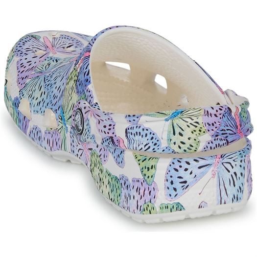 Crocs fille classic butterfly clog k blanc2173701_5 sur voshoes.com