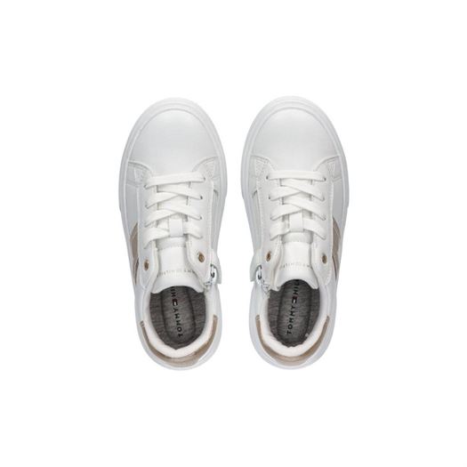 Tommy hilfiger fille flag low cut blanc2173901_3 sur voshoes.com