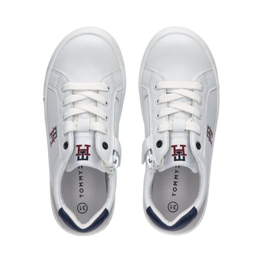 Tommy hilfiger femme monogram low cut blanc2174301_3 sur voshoes.com