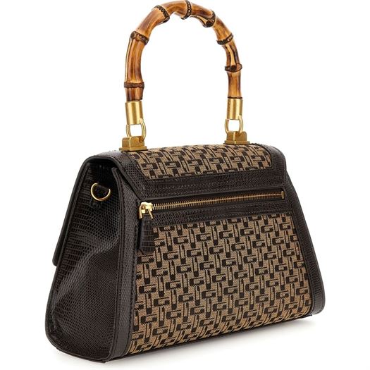 Guess femme stephi bamboo flap marron2201102_2 sur voshoes.com