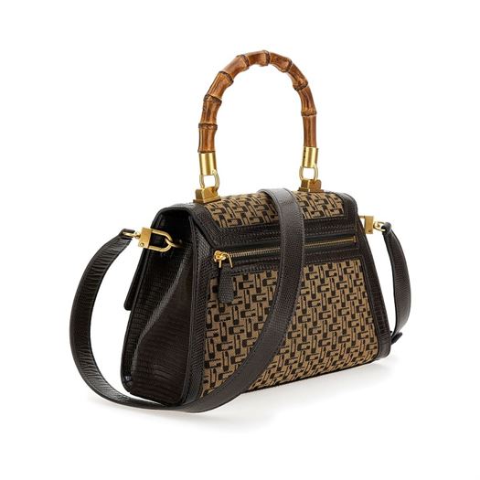 Guess femme stephi bamboo flap marron2201102_3 sur voshoes.com