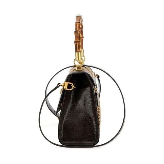 Guess femme stephi bamboo flap marron2201102_4 sur voshoes.com