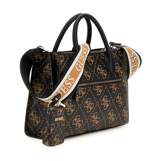 Guess femme rea high society satchel marron2201801_3 sur voshoes.com