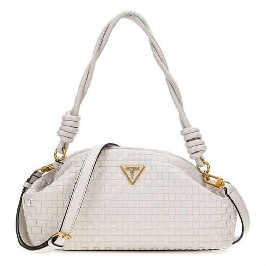 femme Guess femme lisbet frame clutch blanc