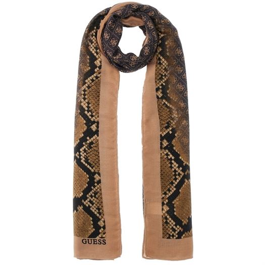 femme Guess femme ajiona scarf 80x190 marron
