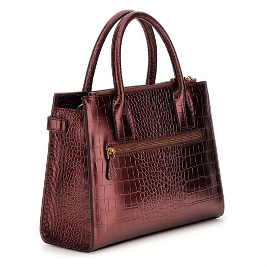 Guess femme tabata society satchel bordeaux2204901_4 sur voshoes.com