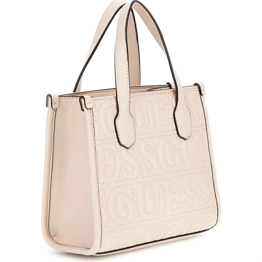 Guess femme silvana 2 compartmnt mini beige2205101_2 sur voshoes.com