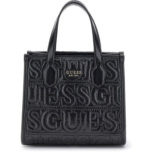 femme Guess femme silvana 2 compartmnt mini noir