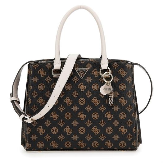 femme Guess femme noelle girlfriend satchel marron