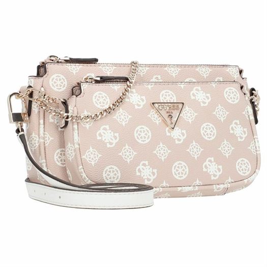 Guess femme noelle dbl pouch crossbod rose2206401_2 sur voshoes.com