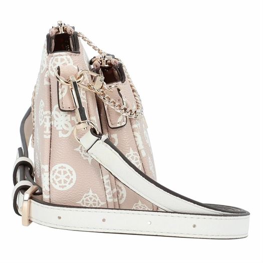 Guess femme noelle dbl pouch crossbod rose2206401_4 sur voshoes.com