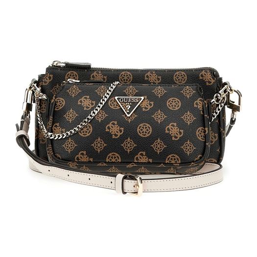 femme Guess femme noelle dbl pouch crossbod noir