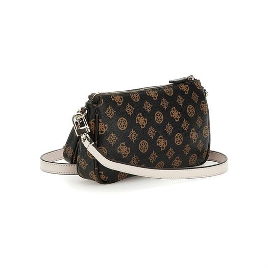 Guess femme noelle dbl pouch crossbod noir2206402_2 sur voshoes.com