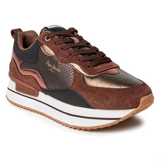 Pepe jeans femme rusper nas marron2209501_2 sur voshoes.com