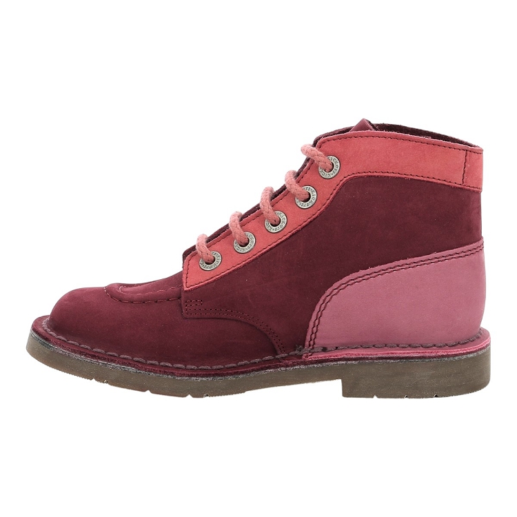 Kickers femme kick col rose2212401_3 sur voshoes.com