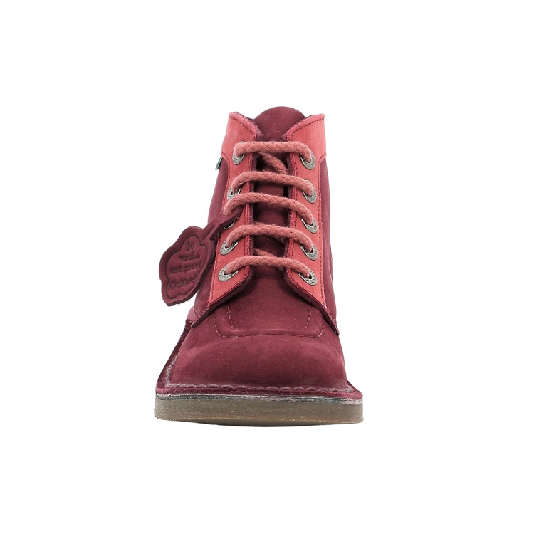 Kickers femme kick col rose2212401_4 sur voshoes.com