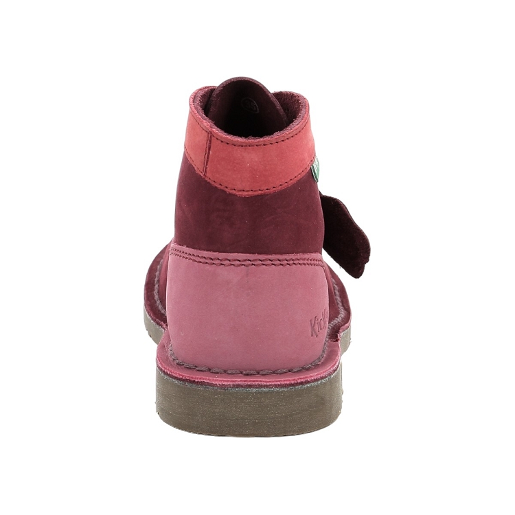 Kickers femme kick col rose2212401_5 sur voshoes.com