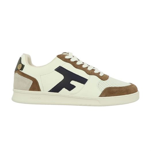 homme Faguo homme hazel leather suede blanc