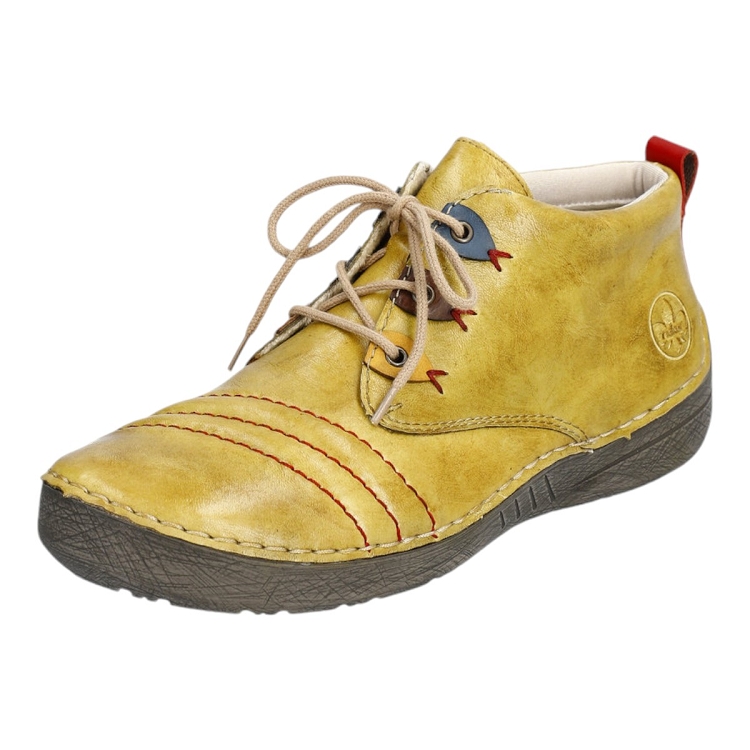 Rieker femme 52509 jaune2215802_2 sur voshoes.com