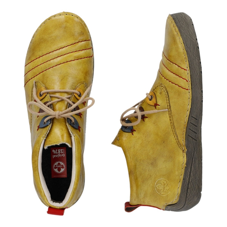 Rieker femme 52509 jaune2215802_4 sur voshoes.com