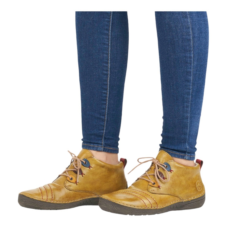 Rieker femme 52509 jaune2215802_6 sur voshoes.com