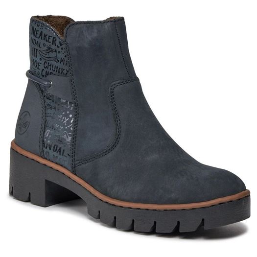 Rieker femme x5755 bleu2217701_2 sur voshoes.com