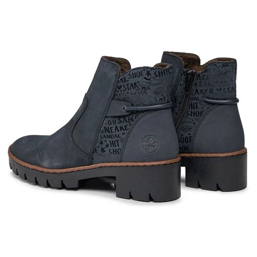 Rieker femme x5755 bleu2217701_4 sur voshoes.com