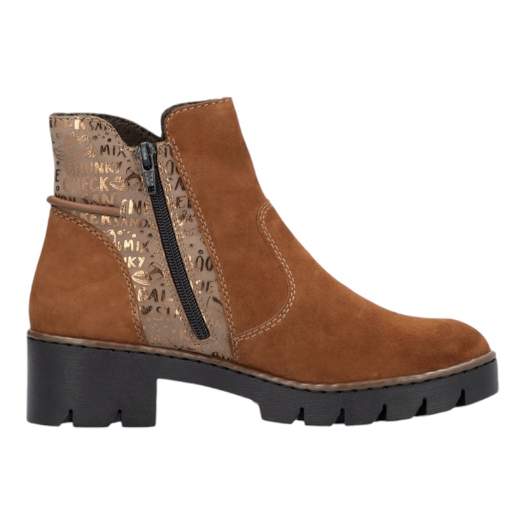 Rieker femme x5755 marron2217702_3 sur voshoes.com