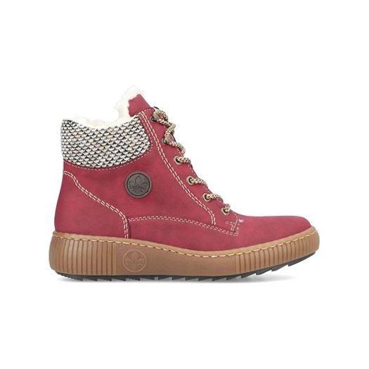 Bottine rieker rouge sales