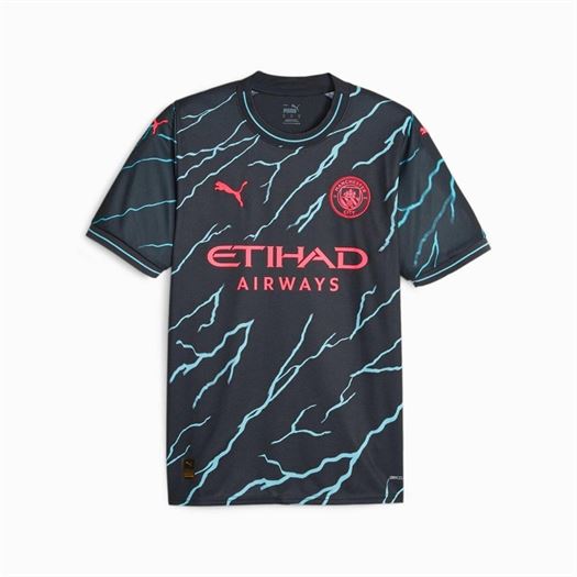 homme Puma homme mcfc 3rd jsy rep bleu