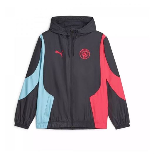 homme Puma homme mcfc prem wov jkt bleu