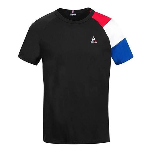 homme Le coq sportif homme bat tee ss n°1 m noir