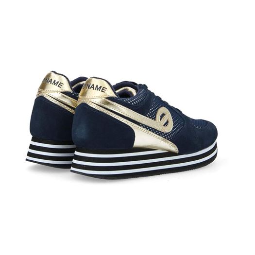 No name femme parko jogger reflet bleu2249802_3 sur voshoes.com