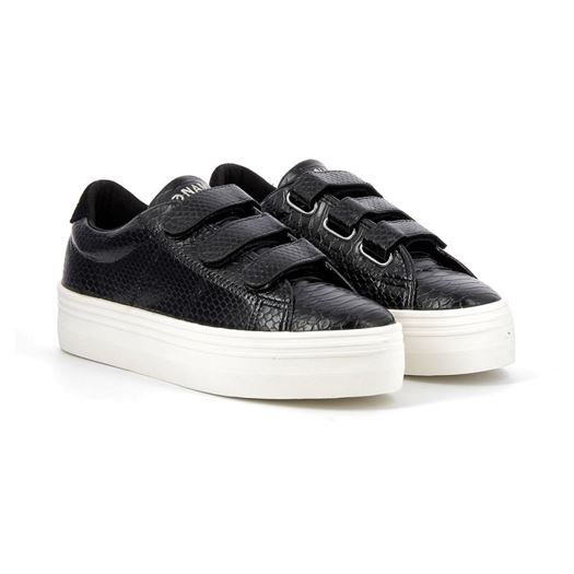 No name femme plato m straps python noir2249901_2 sur voshoes.com