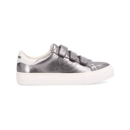 femme No name femme arcade straps perfos iris gris