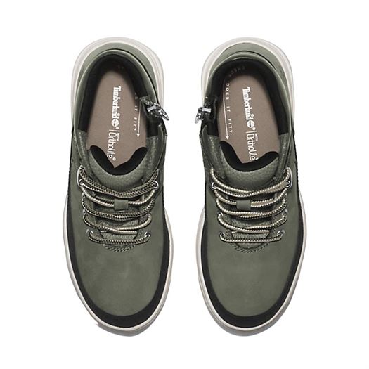 Timberland garcon seby mid lace sneaker vert2256701_5 sur voshoes.com