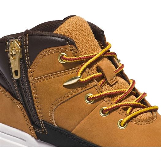Timberland garcon seby mid lace sneaker jaune2256702_3 sur voshoes.com