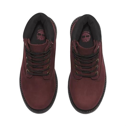 Timberland femme prem 6 in lace waterproof rouge2256901_4 sur voshoes.com