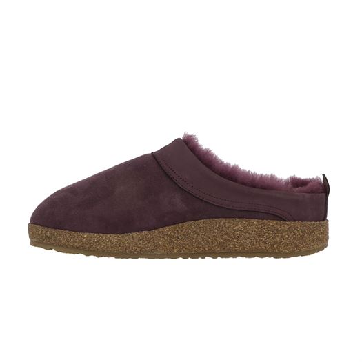 Haflinger femme lammfellclog snowbird violet2263404_3 sur voshoes.com